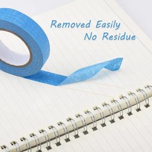 <span class=keywords><strong>Papier</strong></span> de masquage haute viscosité rouleau Jumbo ruban de masquage coloré pour la finition automatique masquage automobile matériel d'art de mariage ruban de bricolage - Product Image 4