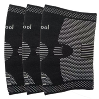 Chauffe-jambes en nylon tricoté de haute qualité pour adultes, idéaux pour l'entraînement de musculation, avec logo personnalisé