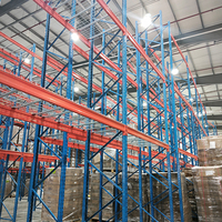 Étagère de stockage en acier robuste sans boulons pour entrepôt personnalisé (Ajman) |   2-3 niveaux de poutres, charge par niveau de 2000 kg |   Peinture de protection ESD