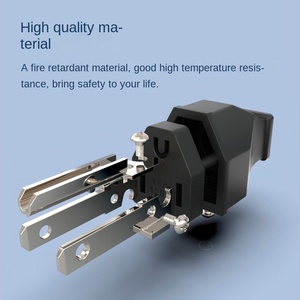 ปลั๊กไฟคุณภาพดี ทนทาน มาตรฐานอเมริกัน สีดำ - Product Image 3