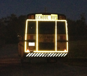 Diamond Grade Reflective Sheeting Self Adhesive Reflective School <strong>Bus</strong> Sign Decal <strong>Sticker</strong> - Product Image 5