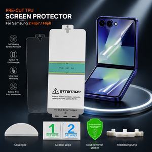 <span class=keywords><strong>ฟิล์ม</strong></span>กันรอยหน้าจอแบบขายส่ง พร้อมชุดติดตั้ง สำหรับ Samsung Galaxy Z Flip 7 Flip 8 <span class=keywords><strong>ฟิล์ม</strong></span> TPU ไฮโดรเจลแบบตัดสำเร็จ ขั้นต่ำ 50 ชิ้น - Product Image 1