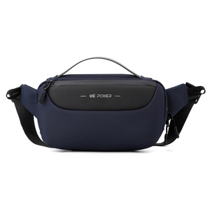 Bolsos de Pecho Personalizados con Logotipo Casual para Hombre, Bolsos Cruzados Tipo Bandolera Económicos, Bolsos de Hombro Portátiles para Teléfono para Viajes al Aire Libre - Product Image 1