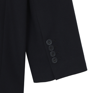 Giacca all'ingrosso nera per gli uomini bella e alla moda in primavera e autunno giacca Casual giacca da <span class=keywords><strong>uomo</strong></span> - Product Image 4