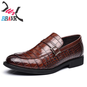 Mocasines de Cuero Genuino para Hombre BBAVR, con Hebilla y Punta Cuadrada, Estampado Animal, Zapatos de Vestir, Casuales de Oficina, para Todas las Temporadas - Product Image 5