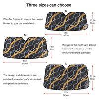Pare-soleil de pare-brise avant de voiture pliable et rétractable pour l'extérieur, protection UV, design personnalisé, pour l'été sur l'île de Hawaï