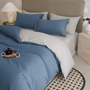 Luxury <strong>Double</strong> Size <strong>Duvet</strong> Cover Set Breathable Ice Cooling Eco-Friendly for All-Season Wedding Bedding - Product Image 5