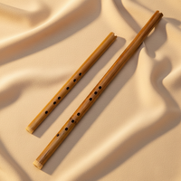 Flûte transversale en bambou Piccolo Dizi à 6 clés, design à trous ouverts, accordage CDEFG, pour débutants, marque Yanbin, fabriquée en Chine