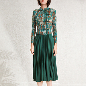 Nouvelle Robe Plissée Imprimée pour Femme 2026 – Style Décontracté et Élégant – Robe Coréenne - Product Image 3