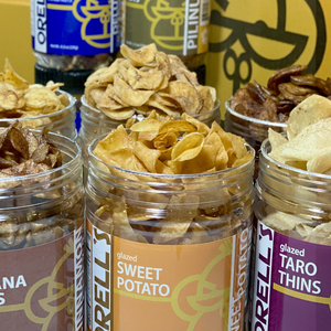 Chips de banane en gros pour l'exportation – Mélange de taro, d'ube et de patate douce 200g - Product Image 1