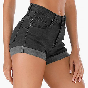 DOVEARK Custom European&amp;American Fashion <strong>Shorts</strong> Multi Colors Women's Casual Hot Pants Ultra <strong>Short</strong> High Waist Denim Jeans - Product Image 2