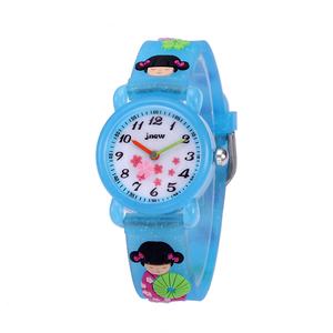Personalizzato cartone animato bambina modello orologi a mano per bambini 3ATM impermeabile al quarzo movimento moda e Sport tipo - Product Image 6