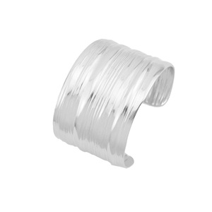 Pulsera Irregular Ajustable de Acero de Titanio Plateado, Diseño de Nicho Popular, Pulseras Sencillas para Mujer, Joyería de Moda - Product Image 6