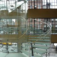 Verre de sécurité trempé et laminé triple épaisseur 12,76 mm 16,76 mm pour escaliers en verre