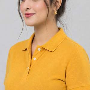 Soft Cotton <b>Top</b> with Breathable Fabric for <b>Women</b> <b>Polo</b> T-Shirts for Everyday Styling and Comfortable Movement <b>Women</b> <b>Polo</b> T-Shirts - Product Image 6