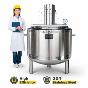 Réservoir de stockage de chocolat en acier inoxydable 304 de 1000 litres / Cuve de conservation de chocolat - Product Image 2