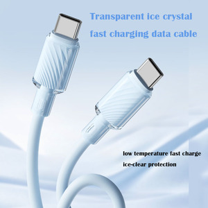 Câbles USB 3A 6A, charge rapide, type C vers C, câble de données, chargeur 60W 100W, câble PVC pour téléphone portable - Product Image 2