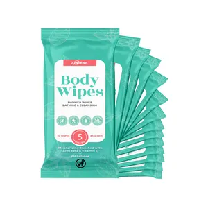 Wholesale Body Wipes XL Bath Wipes For Adults No Rinse Adult Wipes For Elderly Body Face Gentle Skin Cleansing Bathing