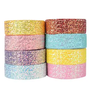 HSDRibbon 3inch 75mm HSD- Genuine Colorful Series Spring Summer Sequin Ribbon