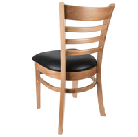 Vente en gros de chaise à échelle de restaurant en bois chaise en bois massif fabricant de chaises de salle à manger personnalisées