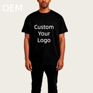T-shirt personnalisé de haute qualité avec logo, 100% coton, uni, unisexe, pour hommes, vente en gros - Product Image 1