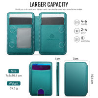 Tas Ponsel Universal Magnetik Hijau Mewah Jeehood