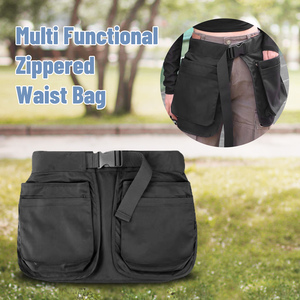 Fashion Gardeners Utility Apron with Adjustable Belt Waist Pouches for Tool and <b>Seed</b> Multiple Pocket Apron Bag - Product Image 1