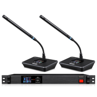 Sistema de Micrófono Inalámbrico Digital UHF para Conferencias, Controlador de Micrófono para Reuniones de Junta, Directo de Fábrica