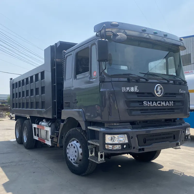 Shacman F3000 X3000 M3000 เครื่องยนต์ Cummins 6x4 รถดัมพ์รถบรรทุกสําหรับอเมริกาใต้