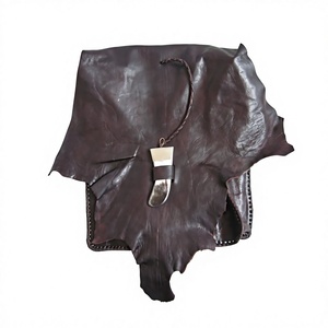 Sacs à bandoulière en cuir véritable vintage à imprimé animal pour femmes - Product Image 1