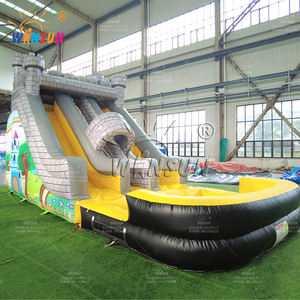 WINSUN Tobogán Inflable de PVC de Alta Calidad para Niños y Adultos, Tobogán Seco Inflable con Diseño de Castillo Antiguo - Product Image 3