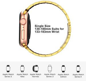Venta al por mayor de correa de acero inoxidable sólido con cubierta de la caja para Apple Watch <span class=keywords><strong>IWatch</strong></span> 38 42mm - Product Image 4