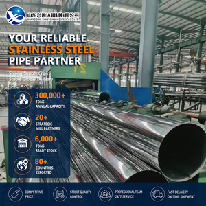 301 2205 8K Mirror Seamless 114.3mm 3.0mm Annealing ASTM A269 Stainless Steel Pipe for Water Treatment - Product Image 1