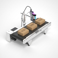Impresora de Inyección de Tinta para Cintas Transportadoras Willita WLD-S3, Impresión Automática de Fecha, Lote, Código QR y Logotipo para Bolsas, Cajas y Cartones, Máquina de Codificación de Escritorio