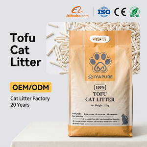 Litière pour chat MIYAPURE en tofu naturel, qualité alimentaire, faible teneur en poussière, agglomération rapide, biodégradable, contrôle des odeurs, à base de plantes - Product Image 1