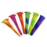 Tube à glaces réutilisable en silicone facile à démouler pour la fabrication maison de glaces et de bâtonnets glacés, avec couvercle