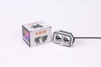 Luces LED Antiniebla/de Conducción Yongyou para Motocicleta y Automóvil, 6500LM, 12-50V, DRL, Faro de Trabajo con Bombilla Roja, Modelo YYZ-02