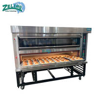 Nuevo Horno Eléctrico Comercial de Alta Eficiencia de 1/2/3 Niveles para Panadería, con Vapor, de Acero Inoxidable de Grado Alimenticio, Automático