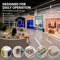 Ensemble d'équipements de jeux souples : Modules interactifs sur le thème de l'espace, du studio TV et de l'aéroport pour projets de centres commerciaux et de parcs de loisirs familiaux (FEC)