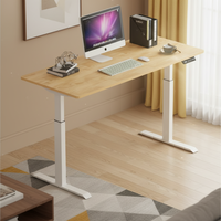 [En gros] Bureau de travail électrique moderne réglable en hauteur pour la maison - Bureau informatique en bois massif pour SOHO et télétravail