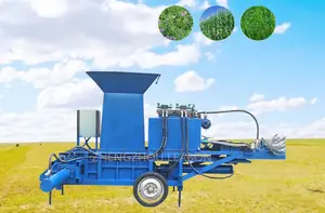 CE Peralatan Pertanian Kecepatan Tinggi Hay Batang Jagung Jerami Silase Baler Mesin Alfalfa Baling Kemasan Harga Mesin untuk Dijual