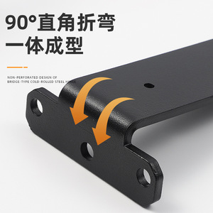 Shengshimingxin T Model <b>Suspended</b> Bracket Sand Black Iron Durable Wall Mount TV Cabinet Support - Product Image 1