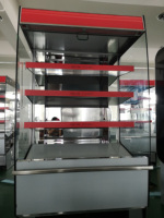Wavco — meuble de conservation de la chaleur avec filtre d'air chaud, 4 couches, vitrine chauffante pour Restaurant, présentoir