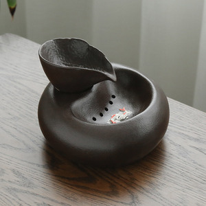 Ceramic <b>Cat</b> Water Fountain Cup Drinker Automatic Circulating Dehua Pet Supplies - Product Image 1