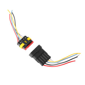 1/<span class=keywords><strong>2</strong></span>/3/4/5/6 Pin Auto Waterdichte Elektrische Connector Hid Plug Met Elektrische Draad Kabel auto Truck Kabelboom - Product Image 4
