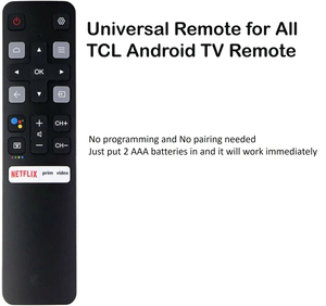 Control Remoto Universal RC802V FNR2 para TCL Android 4K Smart TV 40S334, Material Plástico, Alcance de 8 Metros, 4 Botones - Product Image 2