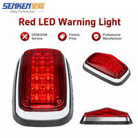 Feux de position latéraux LED pour ambulance, camion, voiture, marque Senken, 3W, DC12V 24V, étanches, conformes aux normes CE R10 R65 SAE