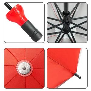 Parapluie pliant imperméable et coupe-vent personnalisé, coloré, imprimé, design économique, promotion CJX667 - Product Image 6