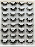 Vente en gros de cils en vison 3D doux faits à la main, cils entiers, logo personnalisé, fournisseur OEM