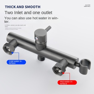 Thiết kế hiện đại áp lực cao Brass <span class=keywords><strong>flusher</strong></span> Set Bidet nhà vệ sinh thân thiện với môi tầng gắn phòng tắm nóng lạnh phun nước qua biên giới - Product Image 3